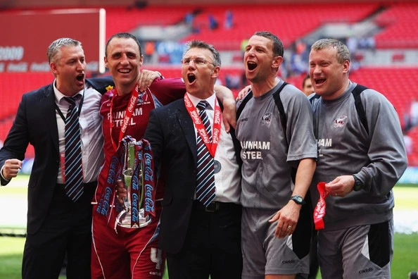  The team behind the team - Scunthorpe win promotion to the Championship 