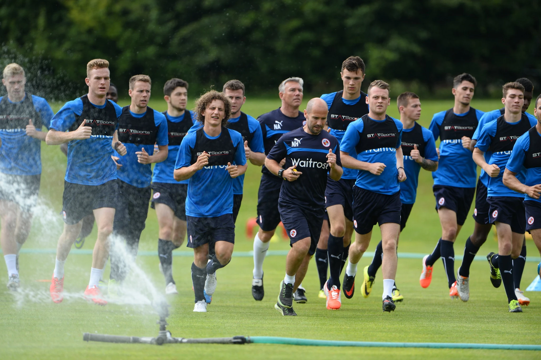 Nick Harvey setting the pace at Champneys during pre-season with a very young Reading squad.  Always enjoyable to join in with the running.&nbsp;